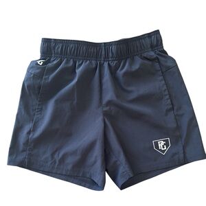 Perfect Game 5” Athletic Shorts Like New Boys Size Medium (10-12) Black Baseball